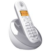 Motorola C601 Telefono DECT Identificatore di chiamata Grigio, Bianco