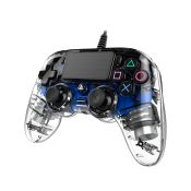 NACON PS4OFCPADCLBLUE periferica di gioco Blu, Trasparente Gamepad Analogico/Digitale PlayStation 4