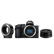 Nikon Z 50 + 16-50mm + FTZ Adapter + Lexar SD 64GB MILC 20,9 MP CMOS 5568 x 3712 Pixel Nero