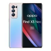 OPPO Find X3 Neo Smartphone 5G, Qualcomm865, Display 6.55''FHD+AMOLED, 4 Fotocamere 50MP, RAM 12GB ESPANDIBILE FINO A 19GB+ROM 256GB, 4500mAh, WiFi 6, Dual Sim, [Versione Italiana], Colore Galactic Silver