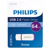 Philips FM64FD70B unità flash USB 64 GB USB tipo A 2.0 Viola, Bianco