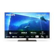 PHILIPS - Smart TV OLED UHD 4K 55" 55OLED818/12 - Metallo