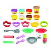 Play-Doh Kitchen Creations - Set per i pancake, per bambini dai 3 anni in su, con 8 colori, 14 componenti