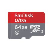 SANDISK - MicroSDHC Ultra 64GB + adattatore SD