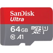 SANDISK - SANDISK MICROSD ULTRA A1 64GB + ADA