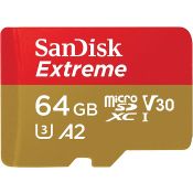SANDISK - Supporto Micro SDXC Extreme 64GB