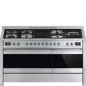 Smeg A5-81 cucina Combi Nero, Stainless steel A