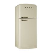 Smeg FAB50PO frigorifero con congelatore Libera installazione 469 L Crema