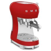 Smeg Macchina da Caffè Espresso Manuale 50's Style – Rosso LUCIDO – ECF02RDEU