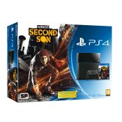 Sony 500GB PlayStation 4 + Infamous: Second Son Wi-Fi Nero