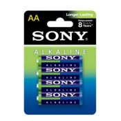 Sony Alkaline, 4 x AA Batteria monouso Stilo AA Alcalino