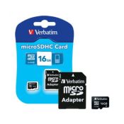 VERBATIM - Micro SD + Ad. 16GB