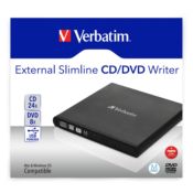 VERBATIM - Slimline CD/DVD - Nero