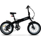 Vivobike M-VF21GR bicicletta elettrica Nero, Grigio Alluminio 50,8 cm (20") 26 kg