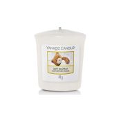 Yankee Candle 1173565E candela di cera Cilindro Ambra, Agrume, Vaniglia Bianco