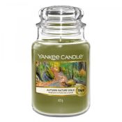 Yankee Candle Autumn Nature Walk candela di cera Altro Bergamotto Verde, Trasparente 1 pz
