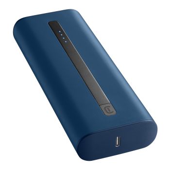 Cellularline Power Bank THUNDER 20000 Caricabatterie portatile extra  compatto Blu