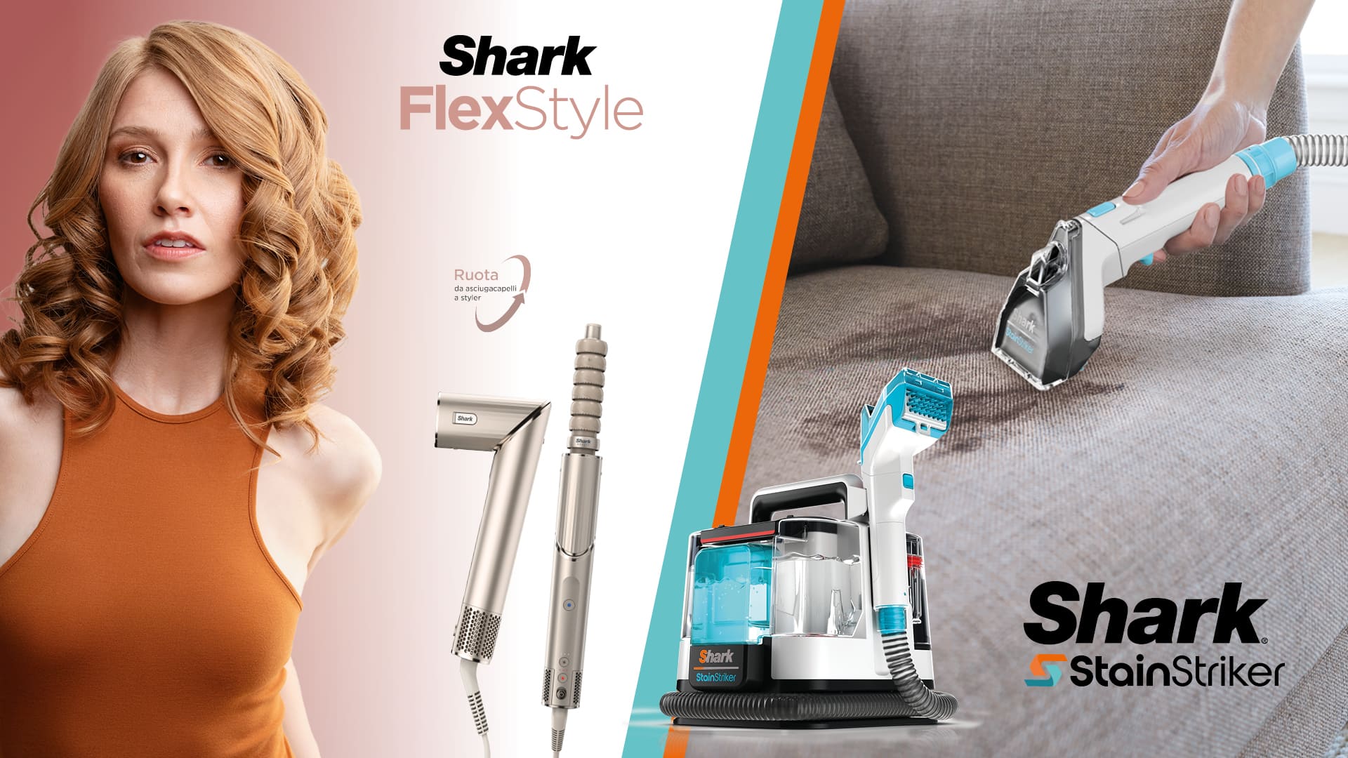 Shark: tecnologia intelligente per styling e pulizia